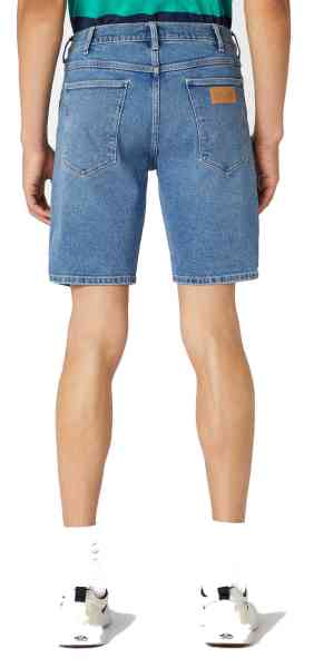 Wrangler 5 pocket JEANS SHORT - BLUE STONES